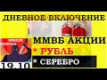 Дневной обзор. ММВБ акции.Курс ДОЛЛАРА на сегодня.Нефть. Золото. Рубль.Новости. Трейдинг.Инвестиции