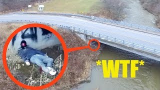 you won't believe what my drone found under this haunted bridge... (disturbing)