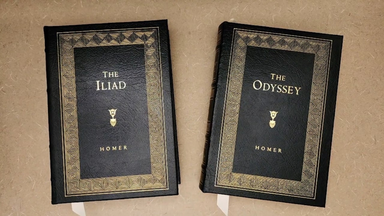 The Iliad & The Odyssey Leatherbound | Easton Press 20 - YouTube