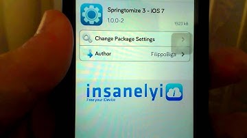 How to get springtomize 3 for free on ios 7