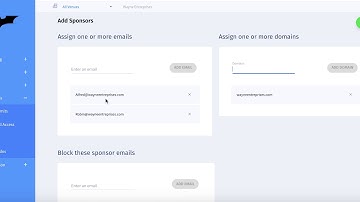 Authentification - Configure Sponsor Access
