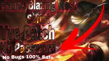 Franco Blazing Axe Epic Skin Script | MLBB (No Password) YVE Patch | Kairu