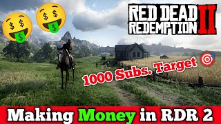 Red Dead Redemption 2 - Making MONEY in RDR2  + Best Way to Make Money!