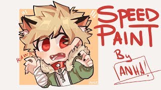 [ BNHA ]  Halloween Bakugou (Speedpaint)