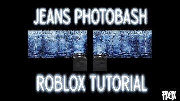 EASY ROBLOX JEANS | PHOTOBASH TUTORIAL (paint.net)