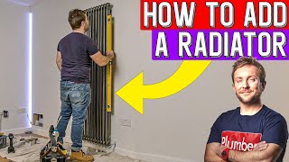 HOW TO ADD NEW RADIATOR TO HEATING SYSTEM | FULL GUIDE