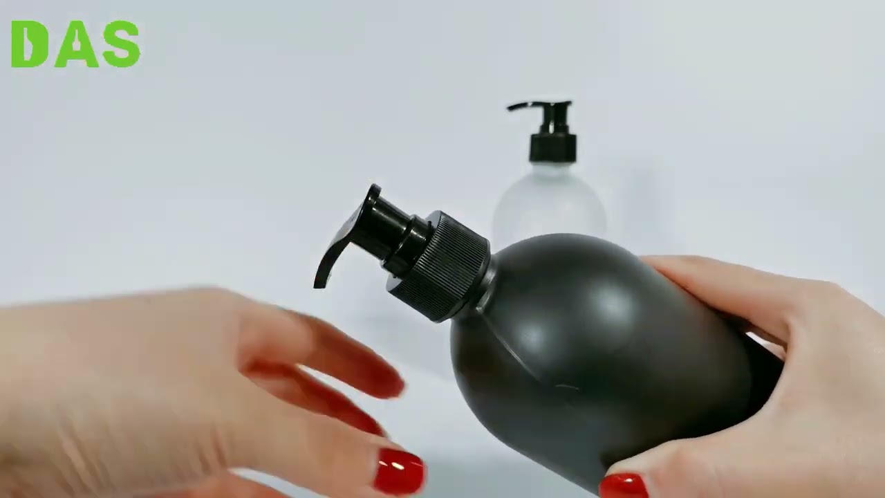 Wholesale Hand Soap Dispenser Glass Pump Bottles 375ml 500ml | Black, Frosted