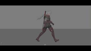 Azri walk cycle
