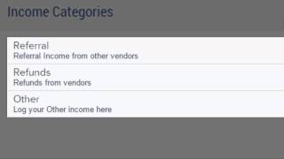Income Categories - Getting Started