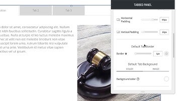 Tabbed Panel Widget | Tutorial by Without Code