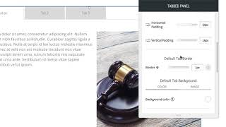 Tabbed Panel Widget | Tutorial by Without Code