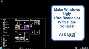 Make Windows Ugly (But Readable) With High-Contrast