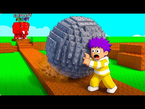 AKU HARUS DORONG BATU YANG SUPER BESAR DEMI BRAINROT SECRET!Roblox Push Rock For Brainrot Indonesia 