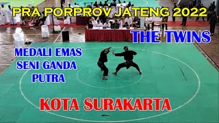 Medali Emas Seni Ganda Putra Pra Porprov Jateng 2022