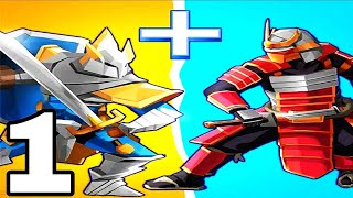 Merge Battle Simulator - Walkthrough Part 1 Levels 1-15 New Game - Android ios Gameplay screenshot 4