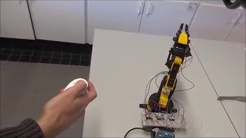 Robotics Arm with Arduino and Wii Nunchuck