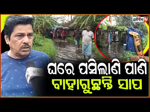 ଗାଁ ରାସ୍ତାରେ ଆଣ୍ଠୁଏ ପାଣି, ଡ୍ରେନ୍‌ ନର୍ଦ୍ଦମା ପାଣିରୁ ବାହାରୁଛି ଦୁର୍ଗନ୍ଧ ! waterlogging in Jagatsinghpur