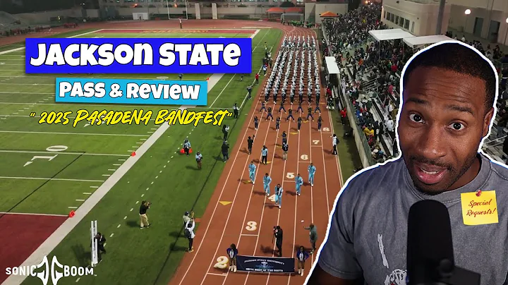 BandHead REACTS to Jackson State "Sonic Boom of South"  | Pasadena Bandfest Pass & Review (2025)
