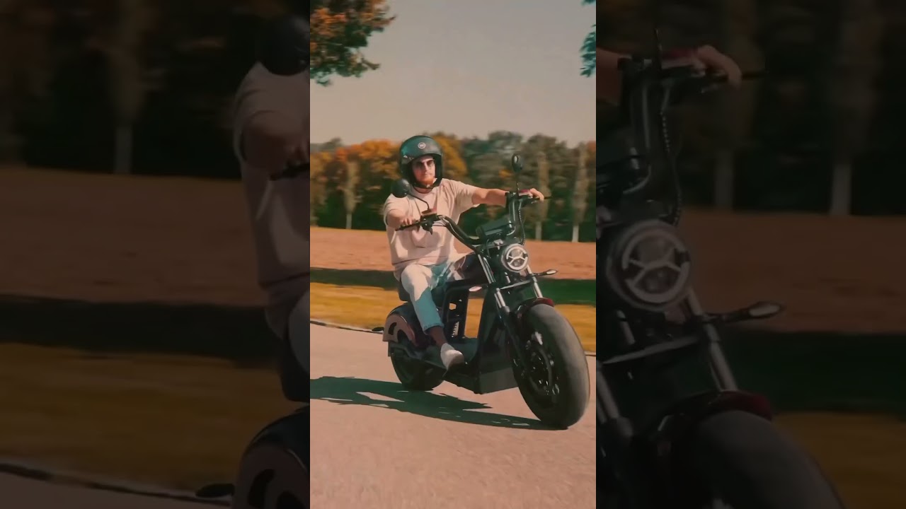 E-Chopper / Elektro Chopper 45 km/h Testfahrt⚡️#echopper #eroller #elektroroller #stra&szlig;enzulassung