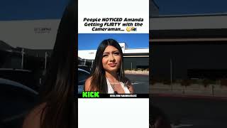 People NOTICED Amanda Getting FLIRTY with the Cameraman… 😳📸 #amanda #kick #clips