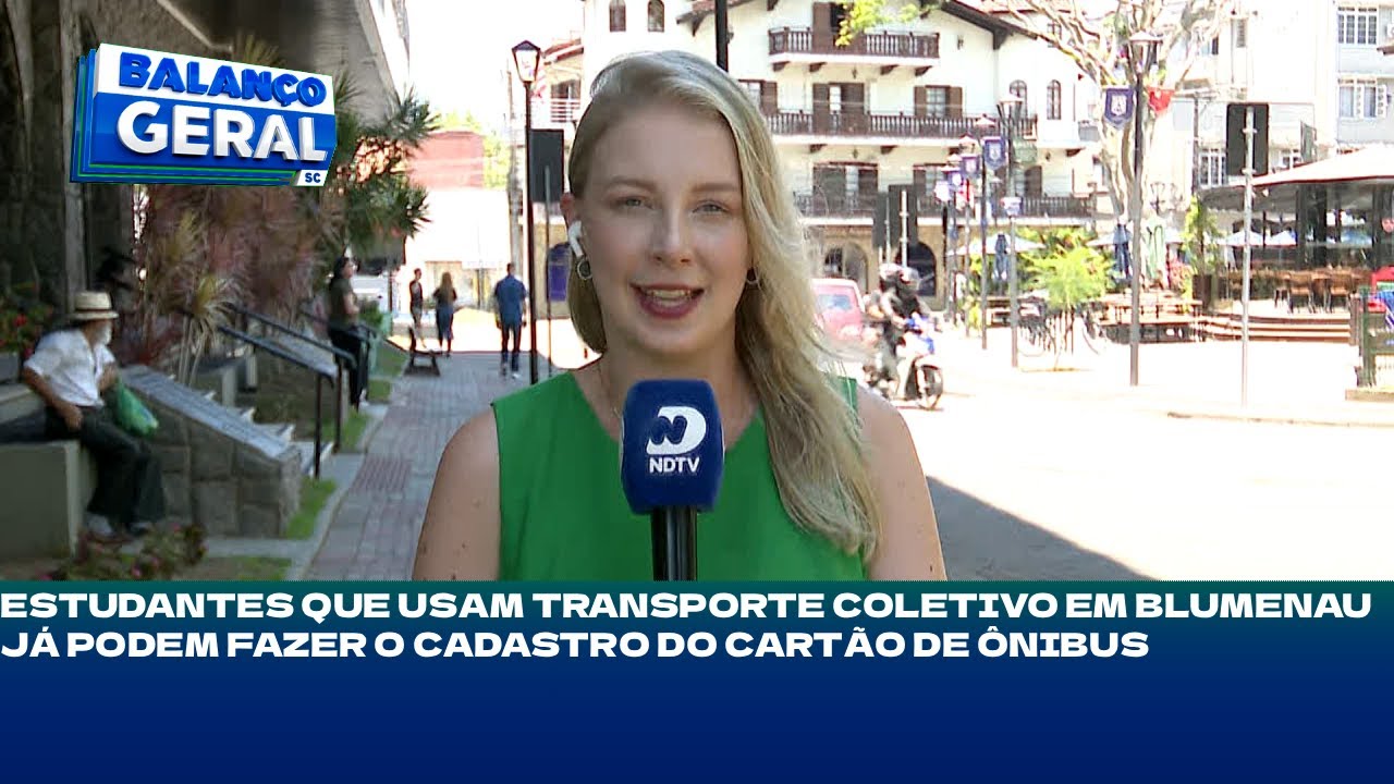 Estudantes que usam transporte coletivo em Blumenau já podem fazer o cadastro do cartão de ônibus