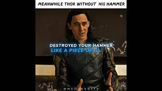 Thor without Hammer 🗿 || Thor Edits || #shorts #thor #marvel #avengers #thoredit #chrishemsworth