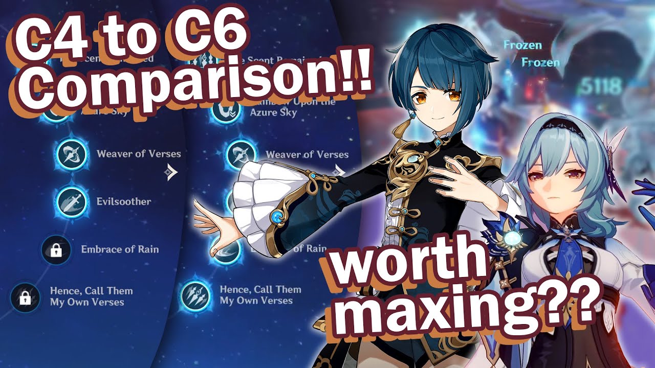 Don't Sleep On This S-Tier EULA SUPPORT! Xingqiu Constellation Comparison, Shatter Guide + GIVEAWAY