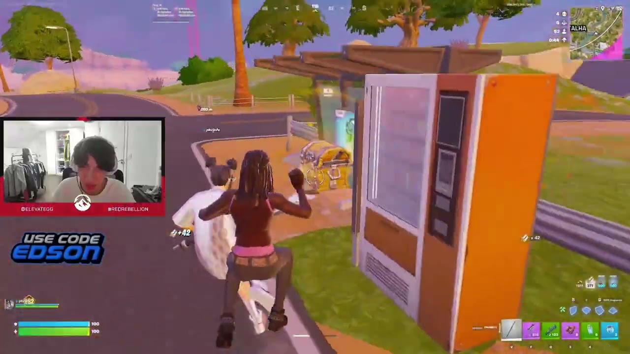 EDSONMALADO IMPRESSIONOU SEU NOVO DUO COM A TELA MAIS LINDA DO FORTNITE