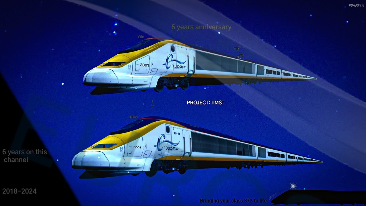 [OpenBVE] Class 373 videos 2022-2024 (6th anniversary special)