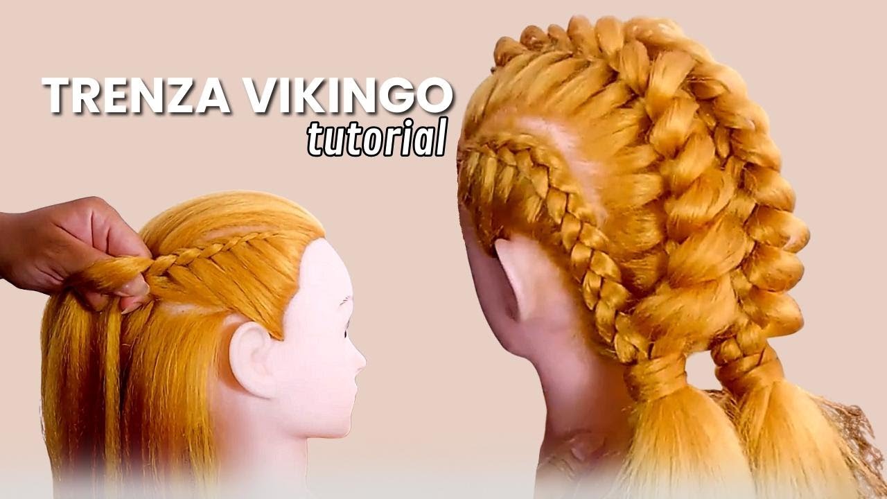 TRENZA VIKINGO ► HERMOSO PEINADO
