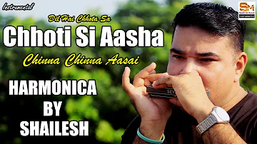 Chhoti Si Aasha Cover |  சின்னச் சின்ன ஆசை | Shailesh Mogre | Harmonica | Instrumental |