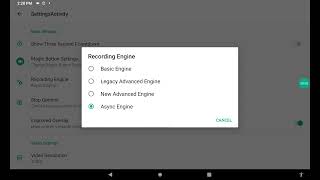 HOW to change your recording engine ADV SCREEN RECORDER screenshot 3
