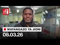 MATANGAZO YA JIONI 08 03 2026