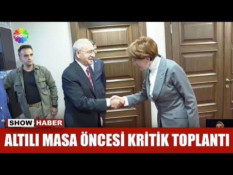 Altılı masa öncesi