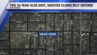 Police: Attempted armed robbery victim in Des Moines shoots two teenage suspects in self-defense, 1