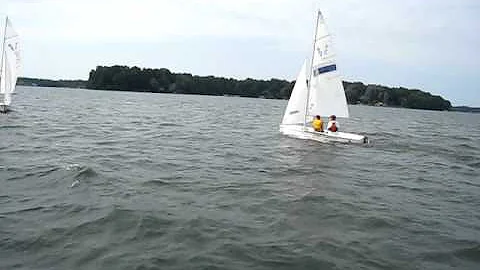 Blythe Landing 420 sailors from NCCSR, Lake Norman, Pre-start