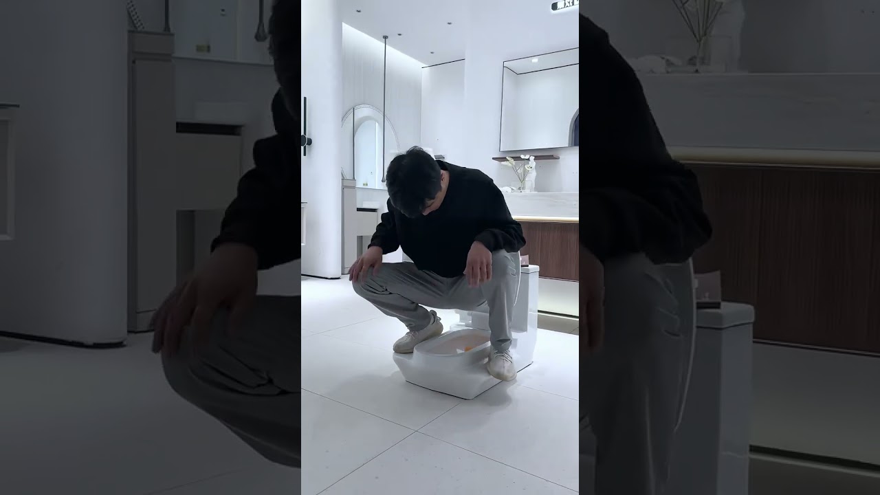 1️⃣ Product Link in Bio ( # 1833) Dual Design Squat-toto-Sit Convertible Toilet