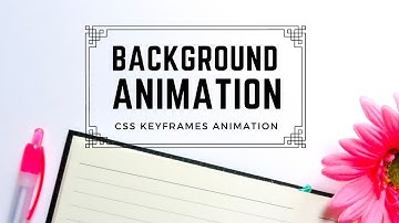 Animated Background with Pure HTML & CSS | No JavaScript no jQuery