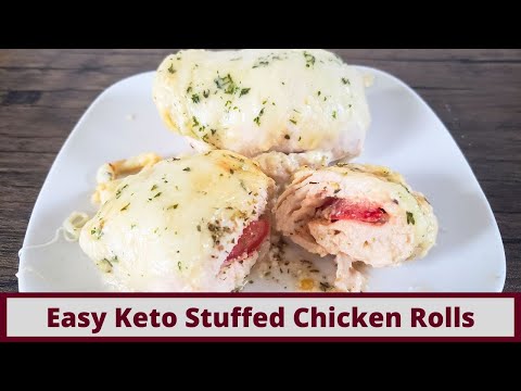 Easy and Delicious Stuffed Keto Chicken Rolls (Nut Free and Gluten Free)