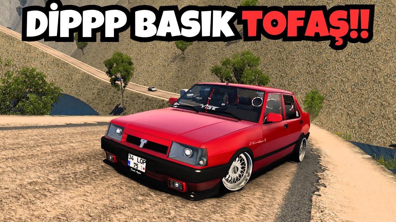 BASIK TOFAŞ İLE DAĞ YOLLARINA TIRMANDIM HARARET YAPTI 😯 ETS 2 TOFAŞ ŞAHİN MOD