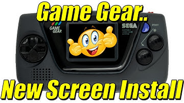 Trying To Fix... A Sega Game Gear. - Pt 2 - [New LCD screen installation]
