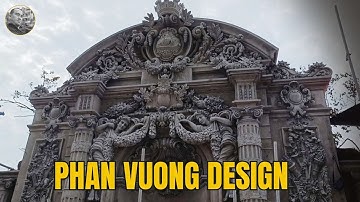 Đắp vẽ thi công lâu đài lớn nhất Phú Thọ _ kts Phan Vượng