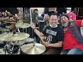 Sotong antara drummer terbaik malaysian berganding bersama man keedal the legend