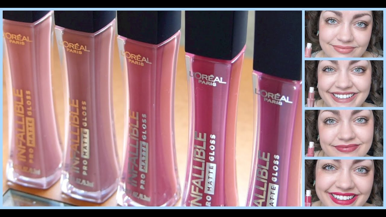 YouTube Made Me Buy It!: L'Oréal Infallible Pro Matte Gloss