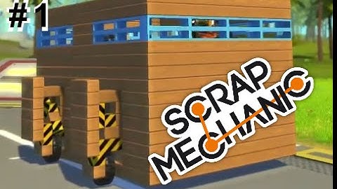 TRANSFORMING HOUSE AND ROCKET SHIP - Scrap Mechanic Part 1