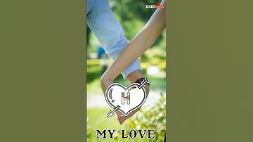 #shorts #H    Couple Name Status ♥️ ||Name art Video 😍 ||Whatsapp status 💘 ||2023  #mh48ankesh