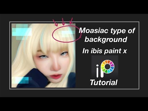 ~How to make moasiac kind of background in ibis paint x ~ #viral #trending #ibispaintx #subscribe