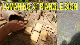 3 Triangle Sign Treasure Recovered #Gold #Treasure Hunt # Yamashita 3 Triangle Sign Treasure Recovered #Gold #Treasure Hunt # Yamashita