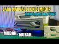 Membuat bemper miniatur truk rc. bemper kabin 1:7 Ganti model Jetbus 3