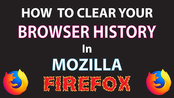 Mozilla Firefox: How To Clear Your Browsers History | PC |